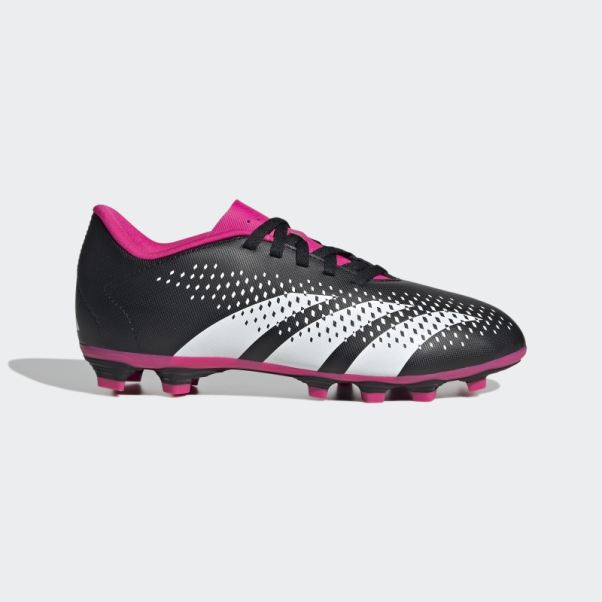 Predator Precision.4 Chaussures De Sol Flexibles Noires Adidas