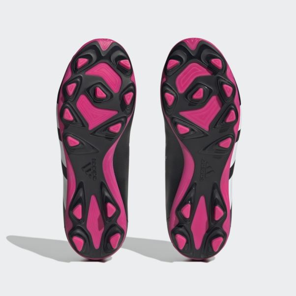 Predator Precision.4 Chaussures De Sol Flexibles Noires Adidas