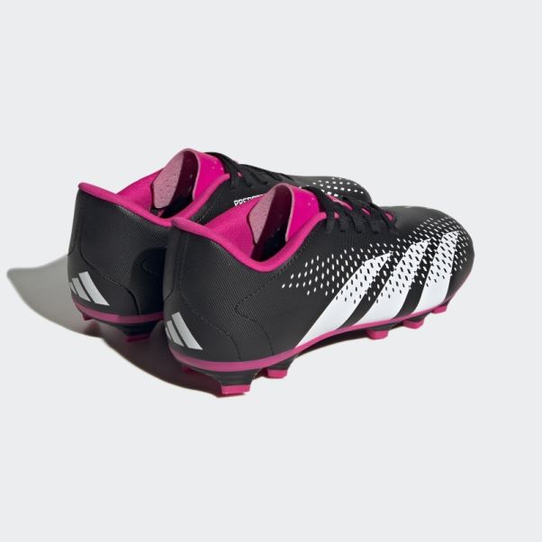 Predator Precision.4 Chaussures De Sol Flexibles Noires Adidas