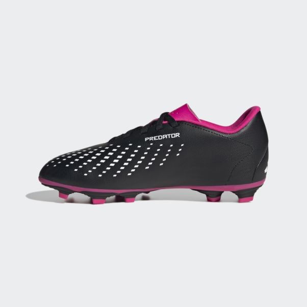Predator Precision.4 Chaussures De Sol Flexibles Noires Adidas