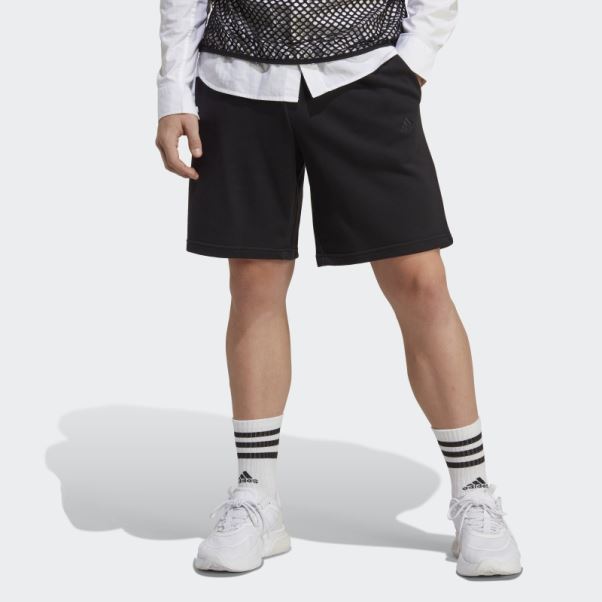Short Adidas All Szn En Tissu éponge Noir