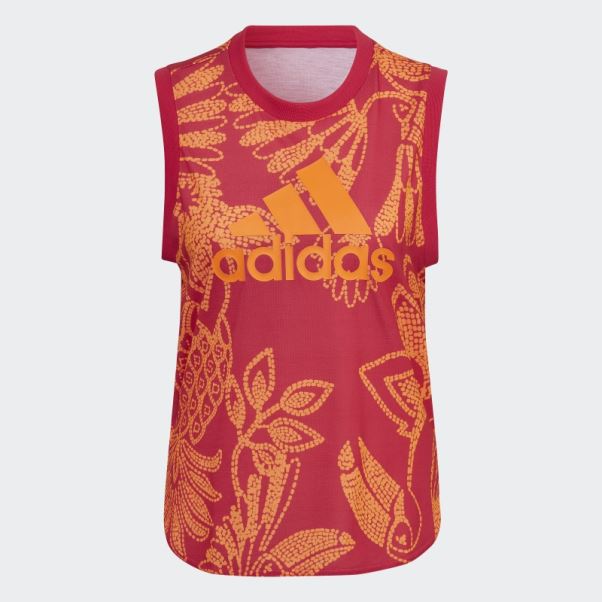 Débardeur Berry Adidas Farm Rio