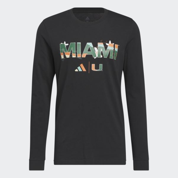 Adidas Hurricanes T-shirt Manches Longues Noir