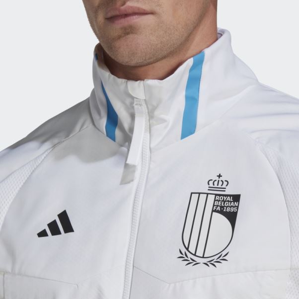 Veste Adidas Belgium Game Day Anthem Blanche