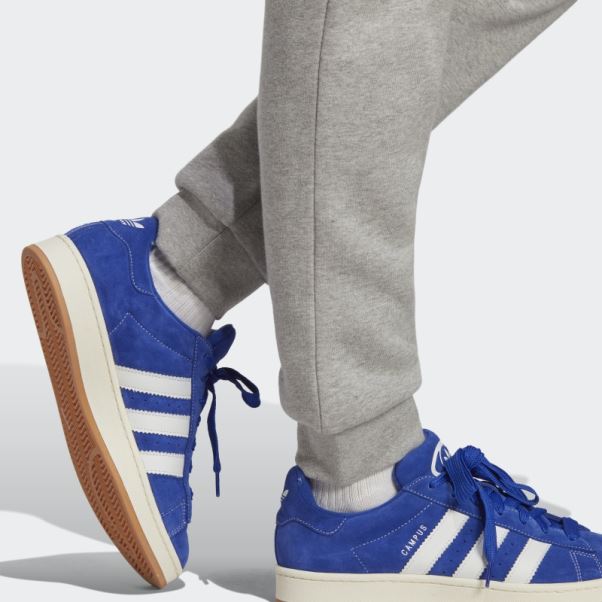 Pantalon Gris Moyen Trèfle Essentials Adidas
