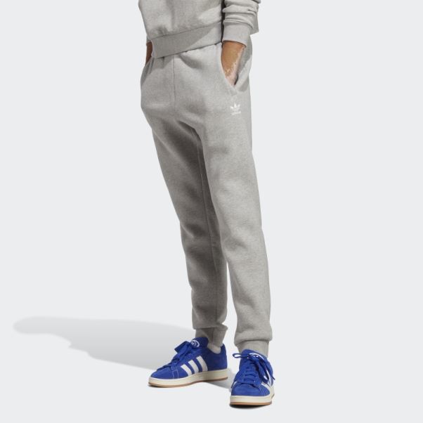Pantalon De Jogging Essentiel Trèfle Gris Moyen Adidas