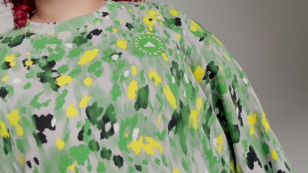 Adidas By Stella Mccartney Sweat à Imprimé Floral - Grande Taille Blanc Chaud