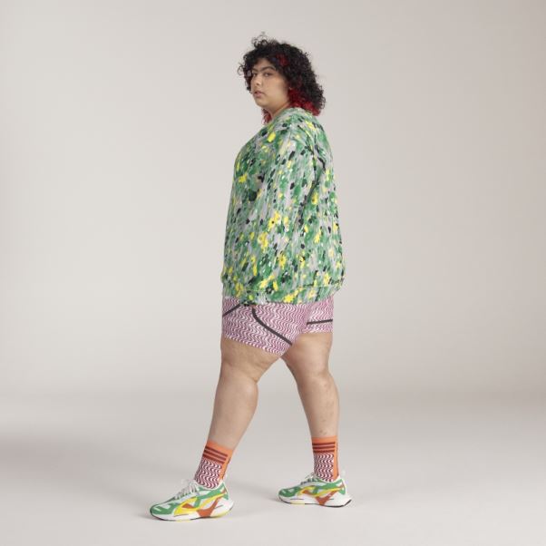 Adidas By Stella Mccartney Sweat à Imprimé Floral - Grande Taille Blanc Chaud