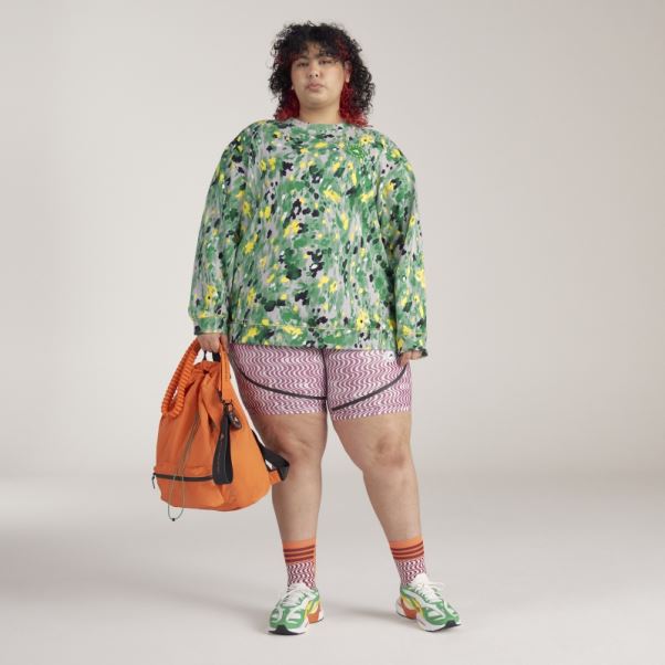 Adidas By Stella Mccartney Sweat à Imprimé Floral - Grande Taille Blanc Chaud