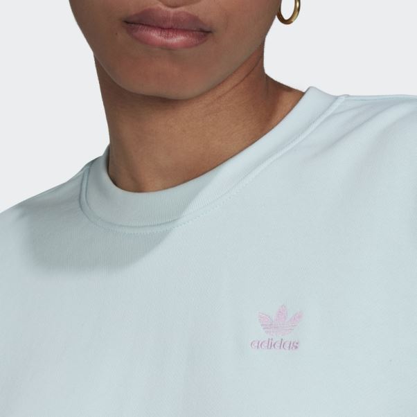 Sweat Graphique Adidas Bleu