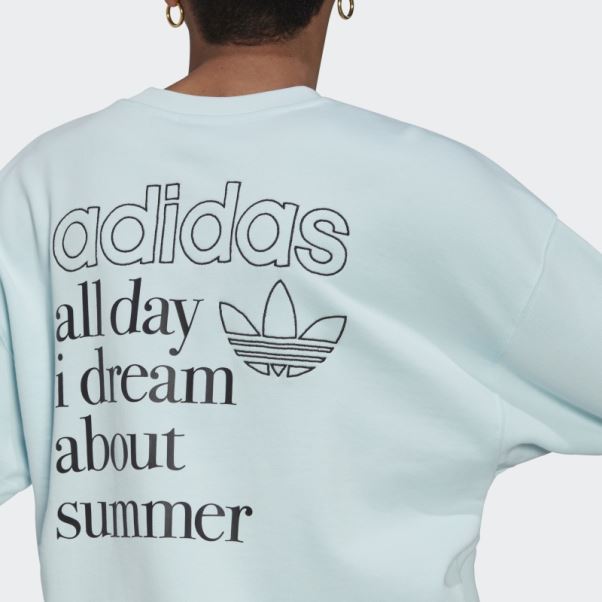 Sweat Graphique Adidas Bleu