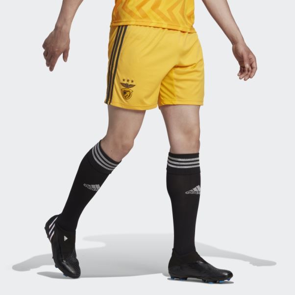Adidas Short Jaune Benfica 22/23 Extérieur