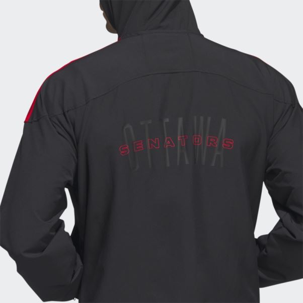 Sweat à Capuche Sénateurs Noir Adidas