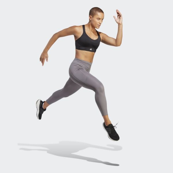 Fastimpact Running 7/8 Leggings Adidas Trace Gris