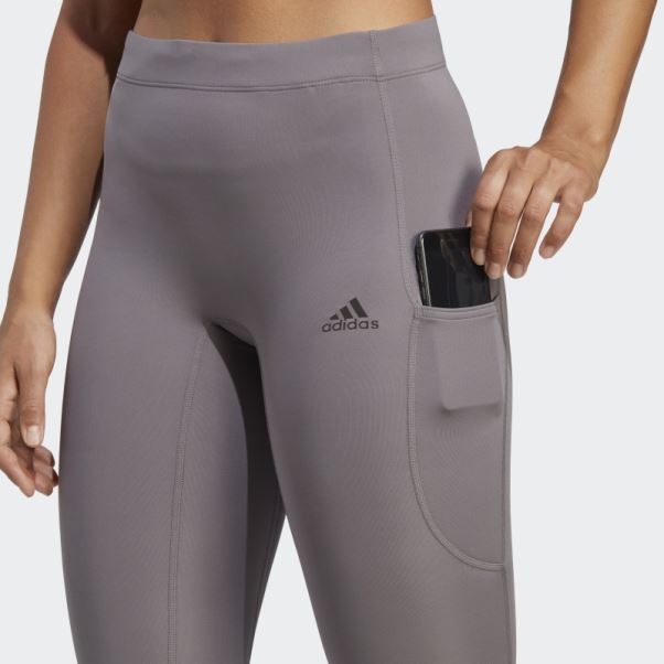 Fastimpact Running 7/8 Leggings Adidas Trace Gris