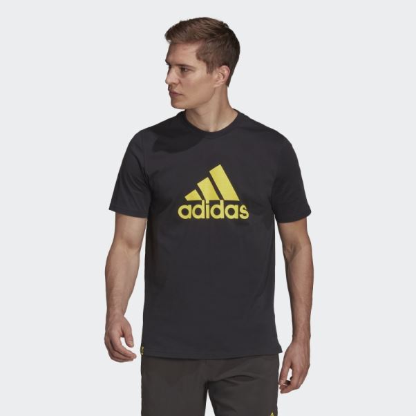 Adidas Messi Badge Of Sport Tee Noir