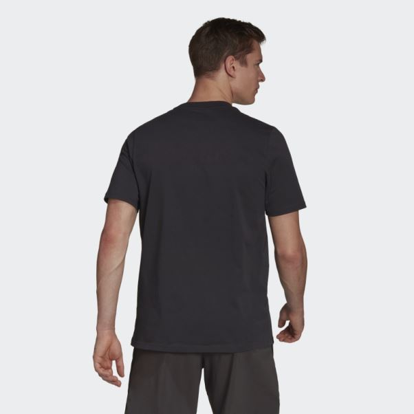 Adidas Messi Badge Of Sport Tee Noir