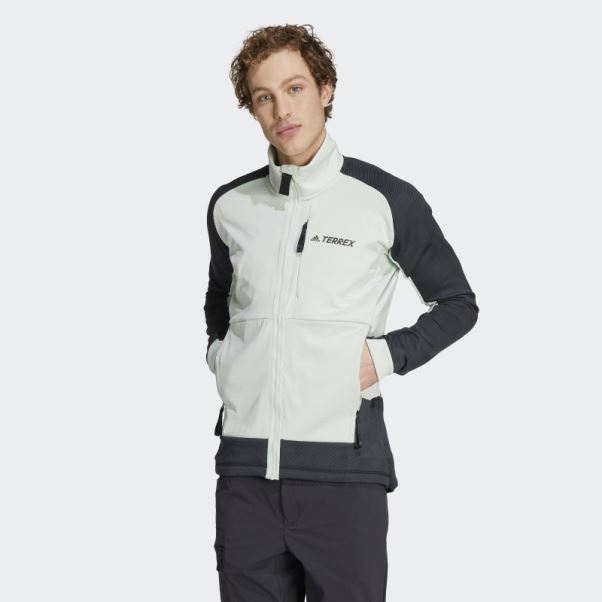 Polaire De Randonnée Terrex Tech Flooce Vert Adidas