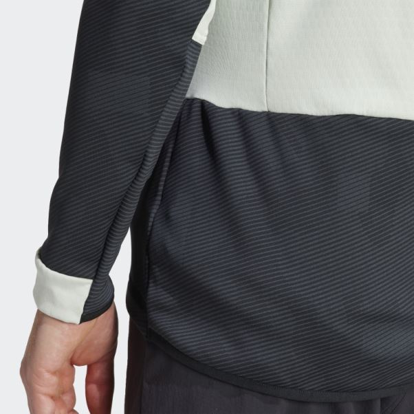 Polaire De Randonnée Terrex Tech Flooce Vert Adidas