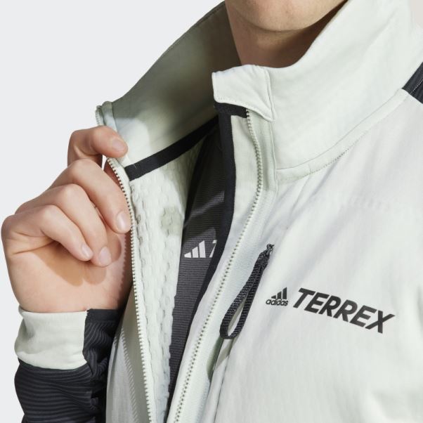 Polaire De Randonnée Terrex Tech Flooce Vert Adidas