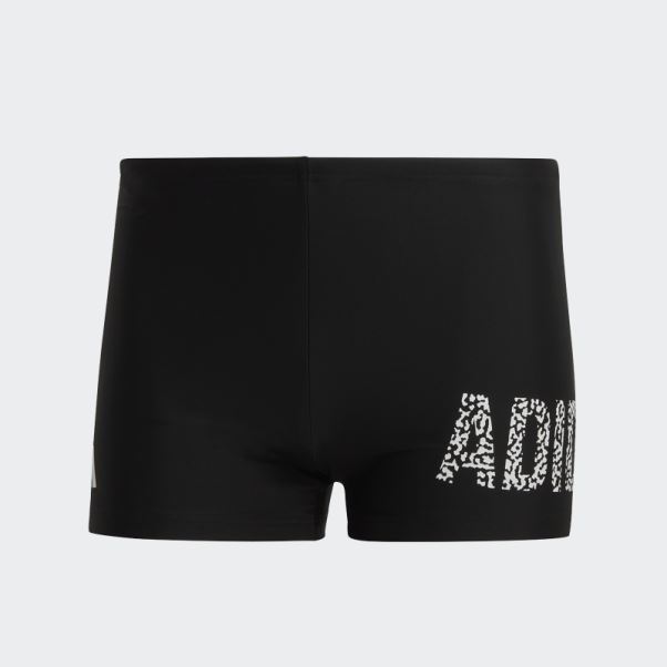 Boxer De Bain Adidas Wording Noir