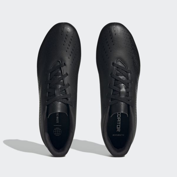 Predator Précision.4 Noir Crampons De Football Pour Terrain Souple Adidas