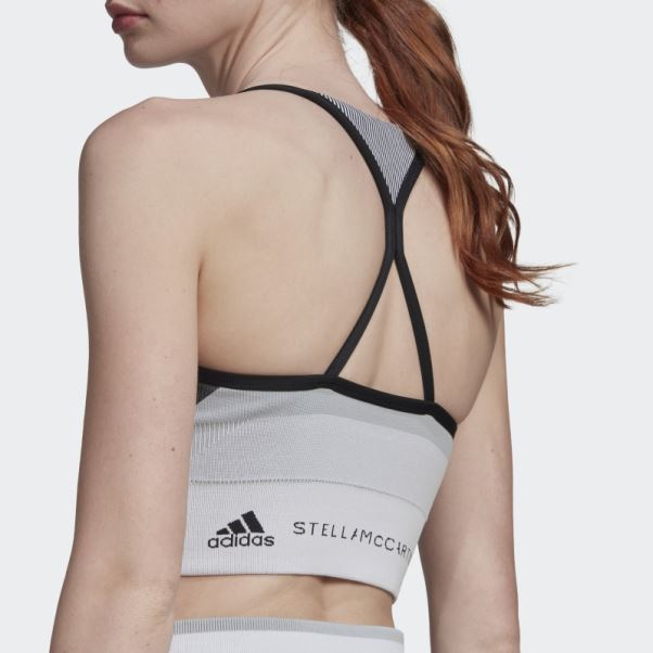 Noir Adidas By Stella Mccartney Soutien-gorge De Yoga Truestrength à Maintien Léger
