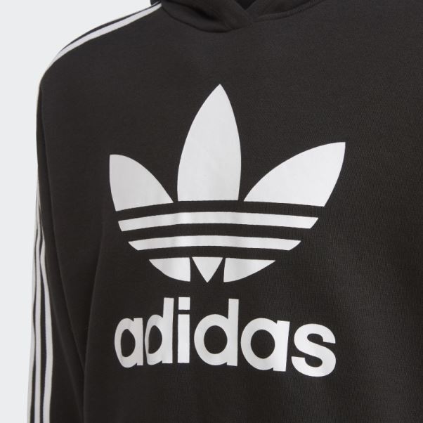 Sweat à Capuche Court Adidas Adicolor Noir