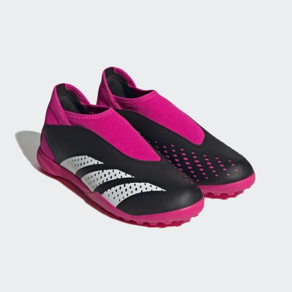 Adidas Predator Precision.3 Turf Sans Lacets Rose