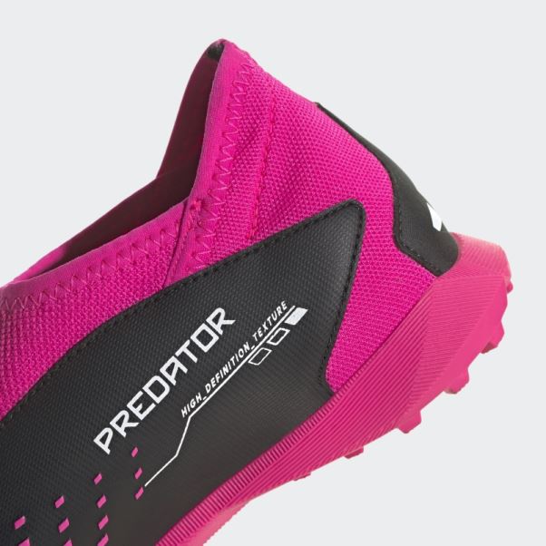 Adidas Predator Precision.3 Turf Sans Lacets Rose