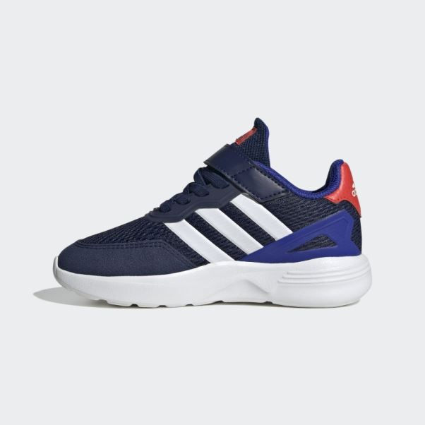 Adidas Nebzed Elastic Lace Top Strap Chaussures Bleu Foncé