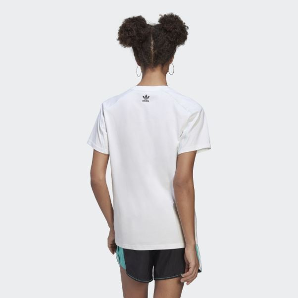 T-shirt Adidas Blanc
