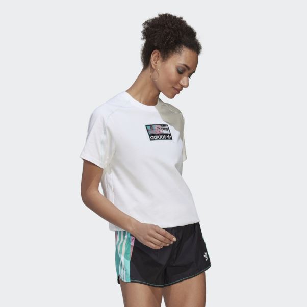 T-shirt Adidas Blanc