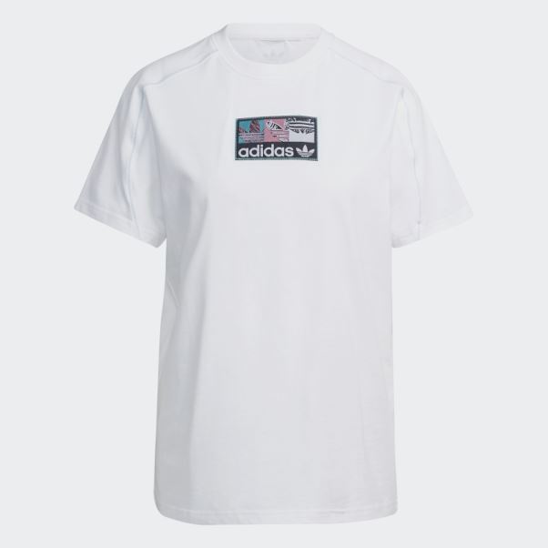 T-shirt Adidas Blanc