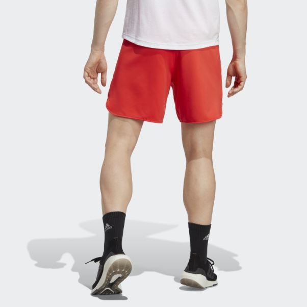 Conçu Pour Le Short D'entraînement Rouge Adidas