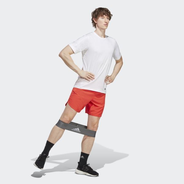 Conçu Pour Le Short D'entraînement Rouge Adidas