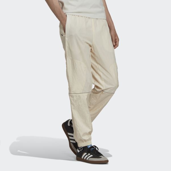 Reveal Material Mix Pantalon De Survêtement Blanc Adidas