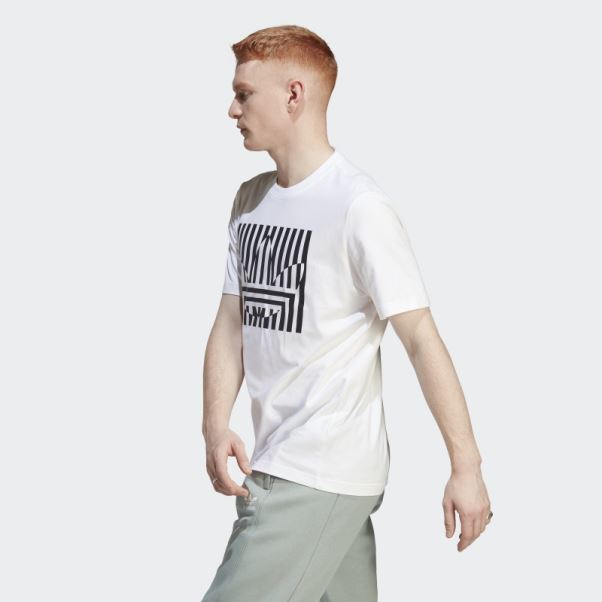 T-shirt Adidas Rekive Blanc Mode