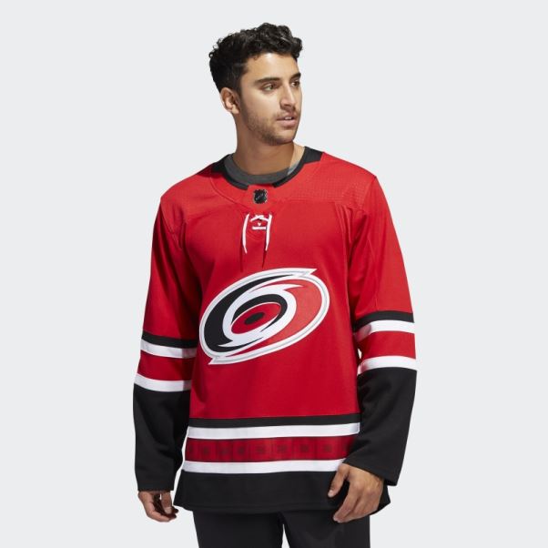 Maillot Domicile Authentique Des Ouragans Rouges Adidas