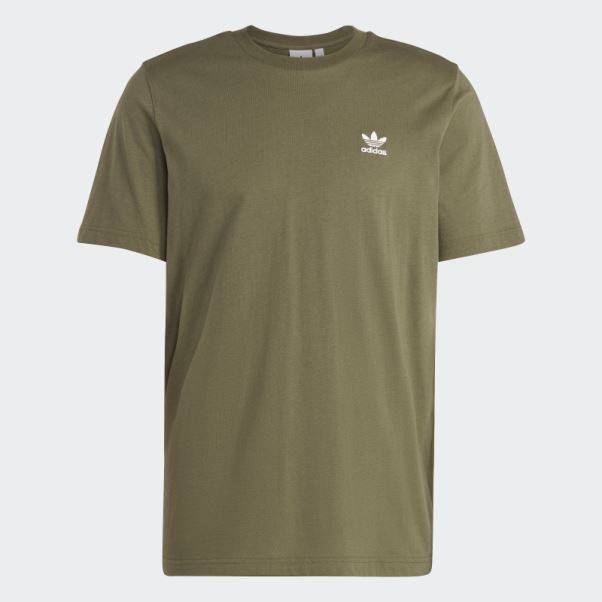 Tee Shirt Adidas Trèfle Essentials Olive