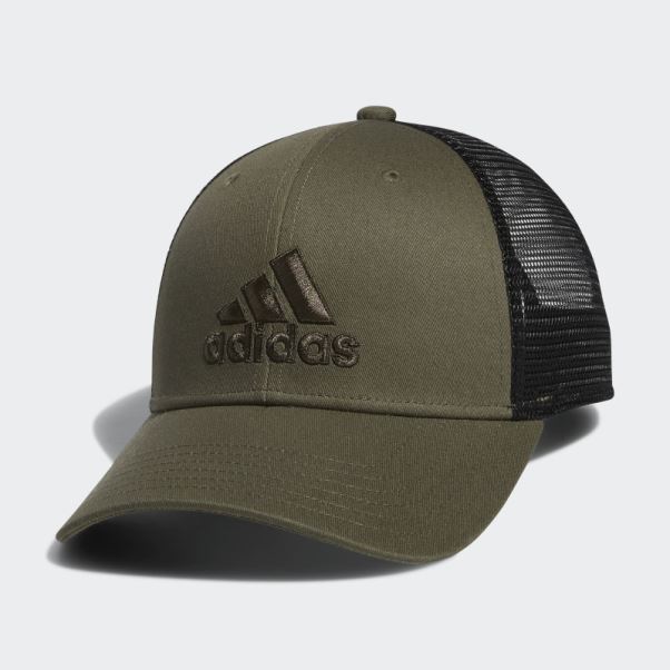 Adidas Casquette Snapback En Maille Structurée Olive Forte