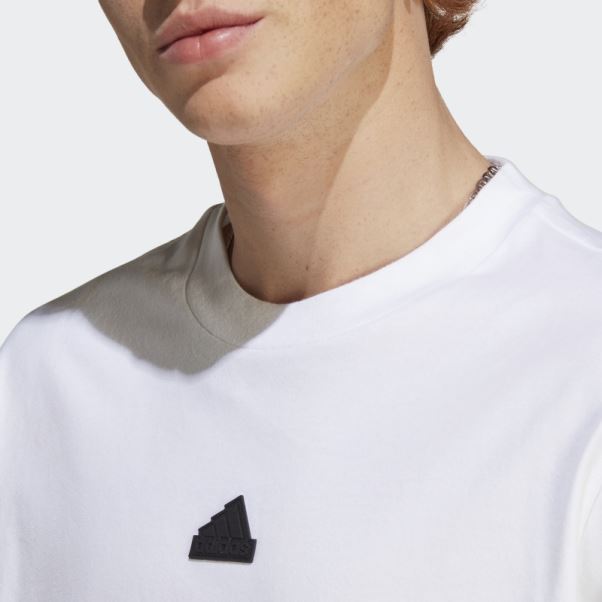 T-shirt Future Icons Blanc à 3 Bandes Adidas Fashion