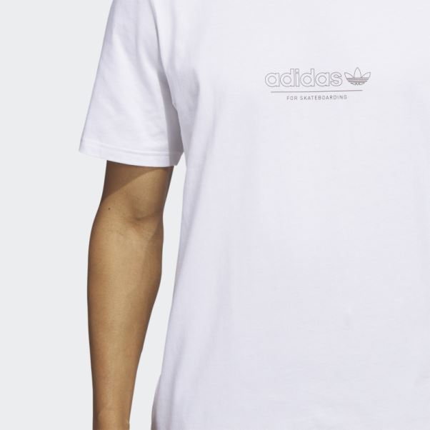 Adidas 4.0 Strike Through T-shirt Blanc