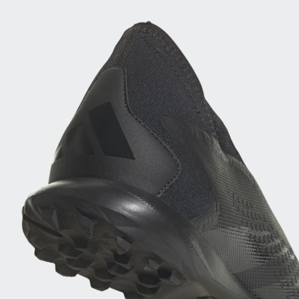 Predator Precision.3 Chaussures De Football Sans Lacets Pour Gazon Adidas Noir