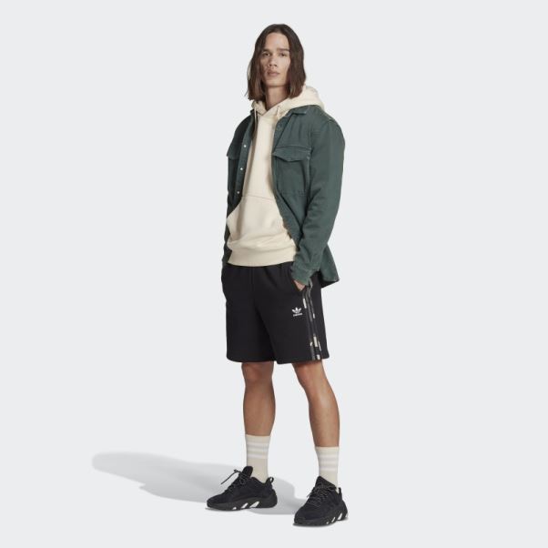 Adidas Short Graphique Camo 3 Bandes Noir