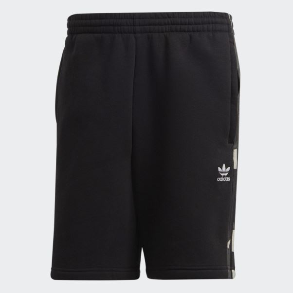 Adidas Short Graphique Camo 3 Bandes Noir