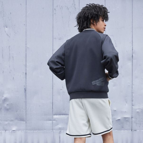 Adidas Blouson Aviateur Noir Imprimé (genre Neutre) Mode