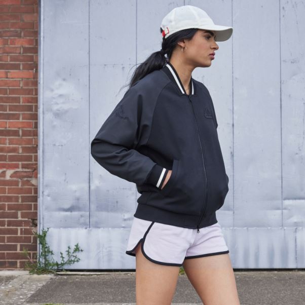 Adidas Blouson Aviateur Noir Imprimé (genre Neutre) Mode