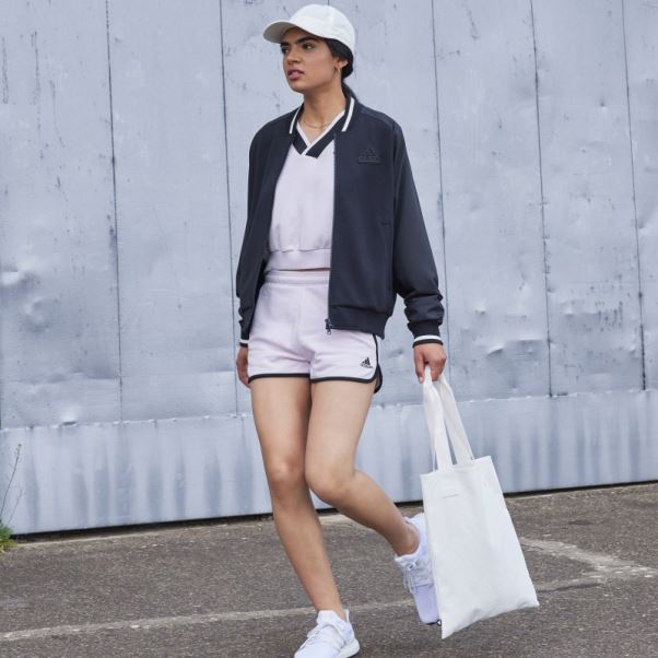 Adidas Blouson Aviateur Noir Imprimé (genre Neutre) Mode