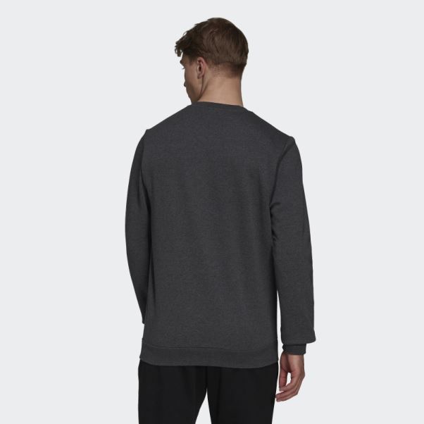 Sweat Polaire Essentials Adidas Gris Foncé Chiné